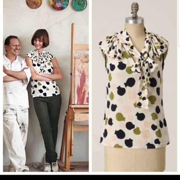 Anthropologie Tops - Anthropologie silk top